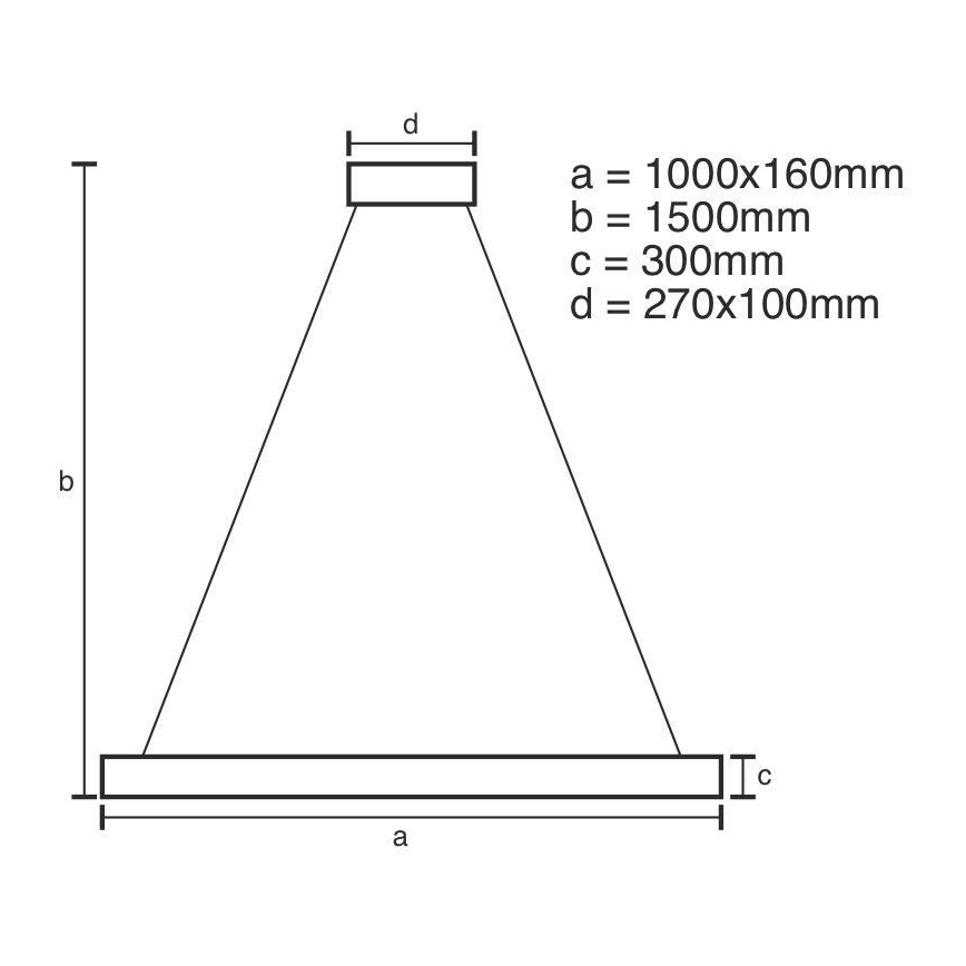LED Ściemnialny kryształowy żyrandol na lince LED/95W/230V 3000-6500K + pilot zdalnego sterowania