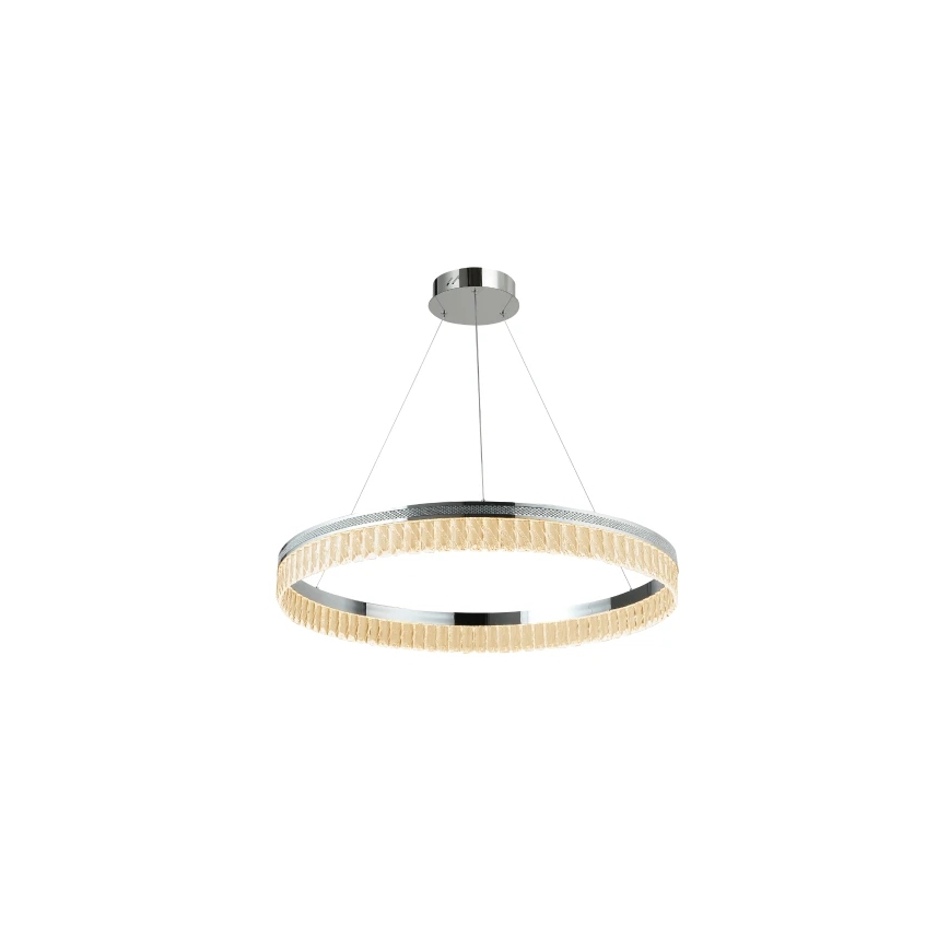 LED ściemnialny kryształowy żyrandol na lince THALIA LED/55W/230V 3000-6000K śr. 80 cm + zdalne sterowanie
