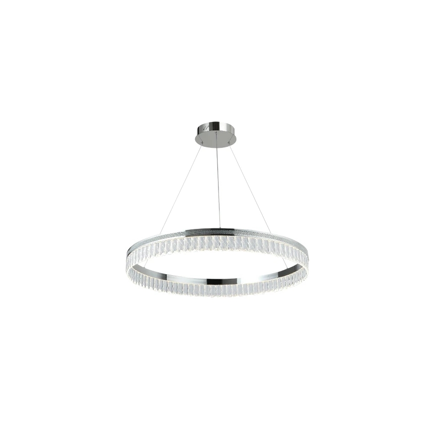 LED ściemnialny kryształowy żyrandol na lince THALIA LED/55W/230V 3000-6000K śr. 80 cm + zdalne sterowanie
