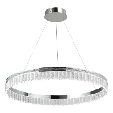LED ściemnialny kryształowy żyrandol na lince THALIA LED/55W/230V 3000-6000K śr. 80 cm + zdalne sterowanie