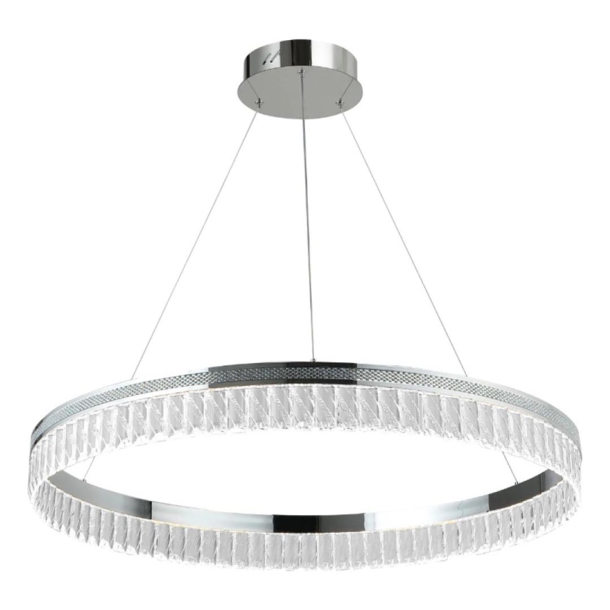 LED ściemnialny kryształowy żyrandol na lince THALIA LED/55W/230V 3000-6000K śr. 80 cm + zdalne sterowanie
