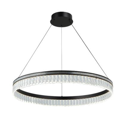 Ściemnialny kryształowy żyrandol LED na lince THALIA LED/55W/230V 3000-6000K śr. 80 cm + pilot zdalnego sterowania