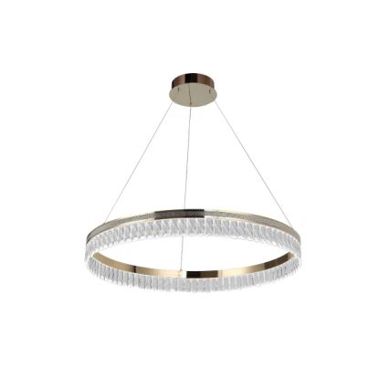 Kryształowy żyrandol LED ściemnialny na lince THALIA LED/55W/230V 3000-6000K śr. 80 cm + pilot
