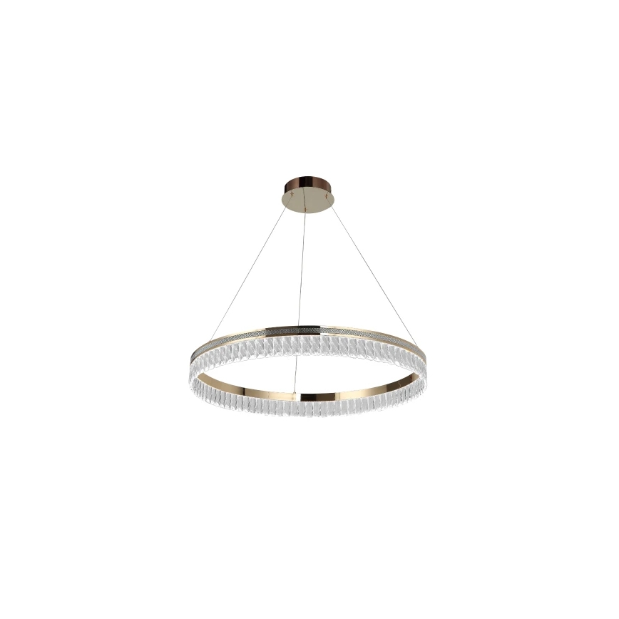 Kryształowy żyrandol LED ściemnialny na lince THALIA LED/55W/230V 3000-6000K śr. 80 cm + pilot