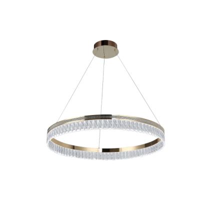 Kryształowy żyrandol LED ściemnialny na lince THALIA LED/55W/230V 3000-6000K śr. 80 cm + pilot