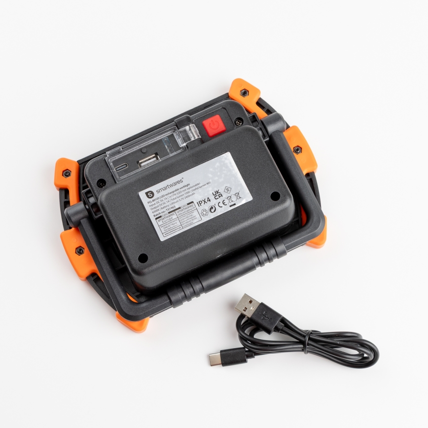 LED ściemnialny naświetlacz akumulatorowy LED/10W/5V USB 6500K IP44