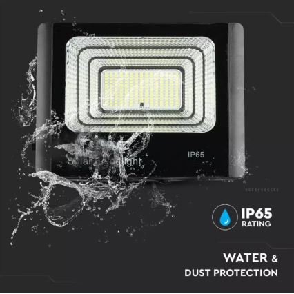 LED Ściemnialny naświetlacz solarny LED/16W/3,2V 4000K IP65 10000 mAh + zdalne sterowanie