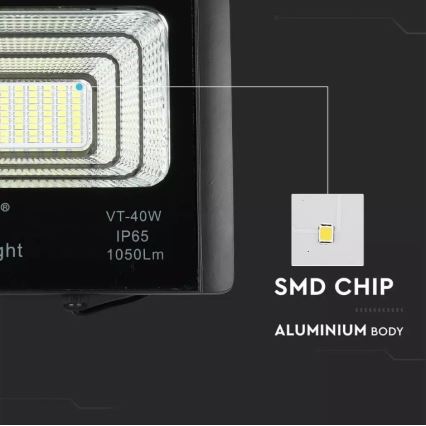 LED Ściemnialny naświetlacz solarny LED/16W/3,2V 4000K IP65 10000 mAh + zdalne sterowanie