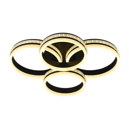 LED ściemnialny natynkowy żyrandol LED/150W/230V 3000-6500K + pilot zdalnego sterowania