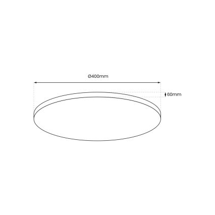 LED Ściemnialny plafon LAYLA LED/33W/230V 3000/4000/6000K złoty + pilot