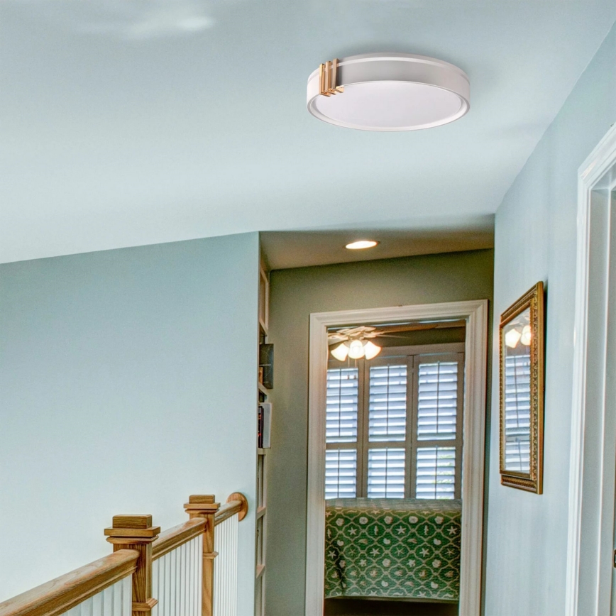LED Ściemnialny plafon łazienkowy ARLETTA LED/48W/230V śr. 38 cm 3000-6000K IP44 + Pilot zdalnego sterowania