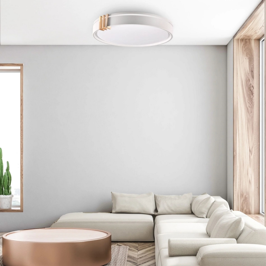 LED Ściemnialny plafon łazienkowy ARLETTA LED/72W/230V śr. 48 cm 3000-6000K IP44 + Pilot zdalnego sterowania