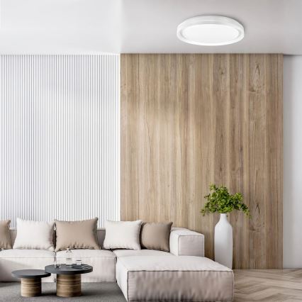 LED Ściemnialny plafon łazienkowy ELIZA LED/72W/230V śr. 48,5 cm 3000-6000K IP44 + Pilot zdalnego sterowania