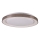 LED Ściemnialny plafon łazienkowy GRAŻYNA LED/48W/230V 3000-6000K śr. 41 cm IP44 szary + pilot zdalnego sterowania