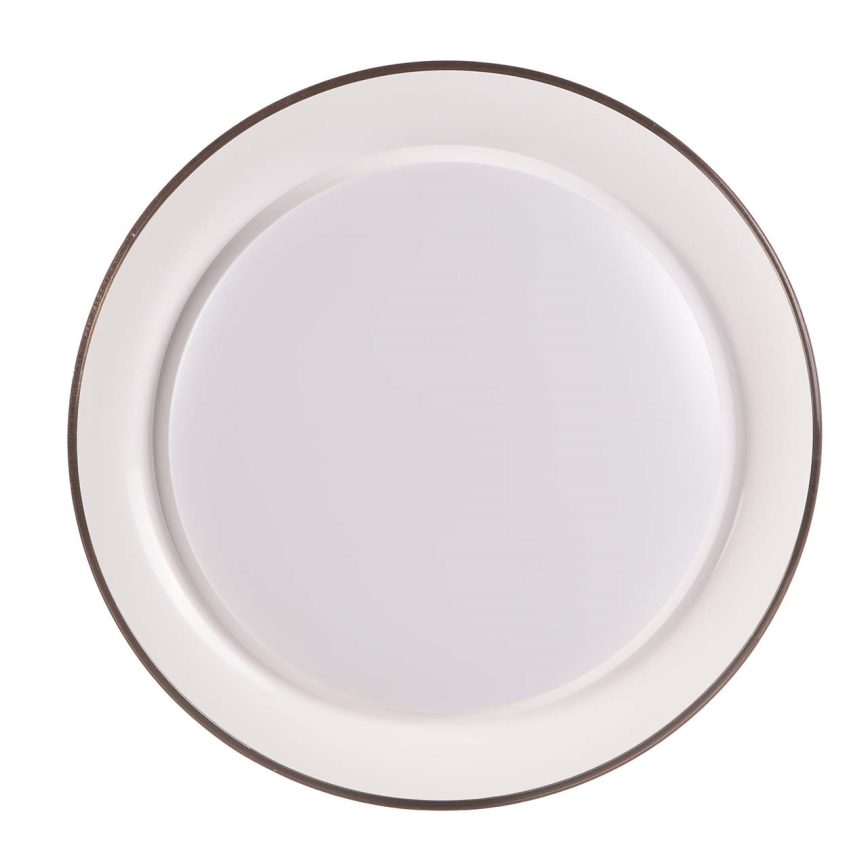 LED Ściemnialny plafon łazienkowy GRAŻYNA LED/72W/230V 3000-6000K śr. 51 cm IP44 szary + pilot zdalnego sterowania