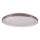 LED Ściemnialny plafon łazienkowy GRAŻYNA LED/72W/230V 3000-6000K śr. 51 cm IP44 szary + pilot zdalnego sterowania