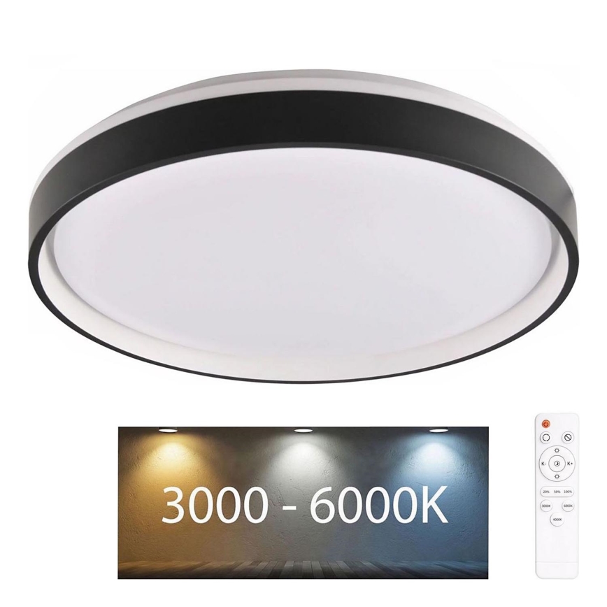LED Ściemnialny plafon łazienkowy JADWIGA LED/42W/230V śr. 38,5 cm 3000-6000K IP44 + Pilot zdalnego sterowania