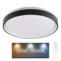 LED Ściemnialny plafon łazienkowy JADWIGA LED/72W/230V śr. 48 cm 3000-6000K IP44 + Pilot zdalnego sterowania
