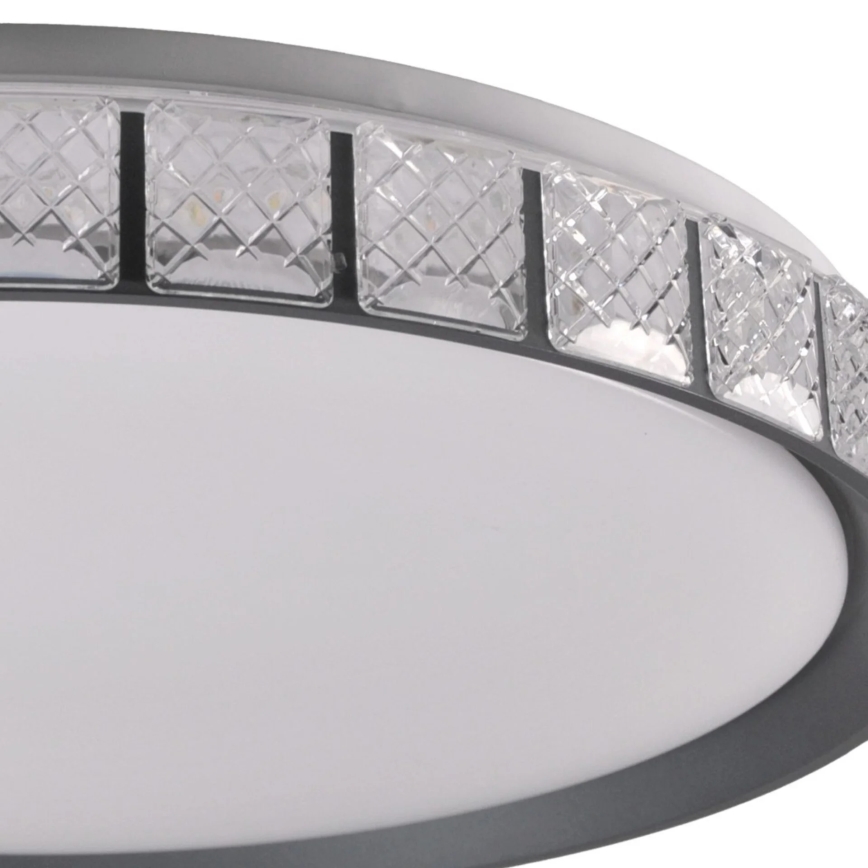 LED Ściemnialny plafon łazienkowy NINA LED/72W/230V śr. 49 cm 3000-6000K IP44 + Pilot zdalnego sterowania