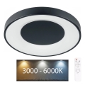 LED ściemnialny plafon łazienkowy WITOLD LED/48W/230V śr. 38,5 cm 3000-6000K IP44 + pilot zdalnego sterowania