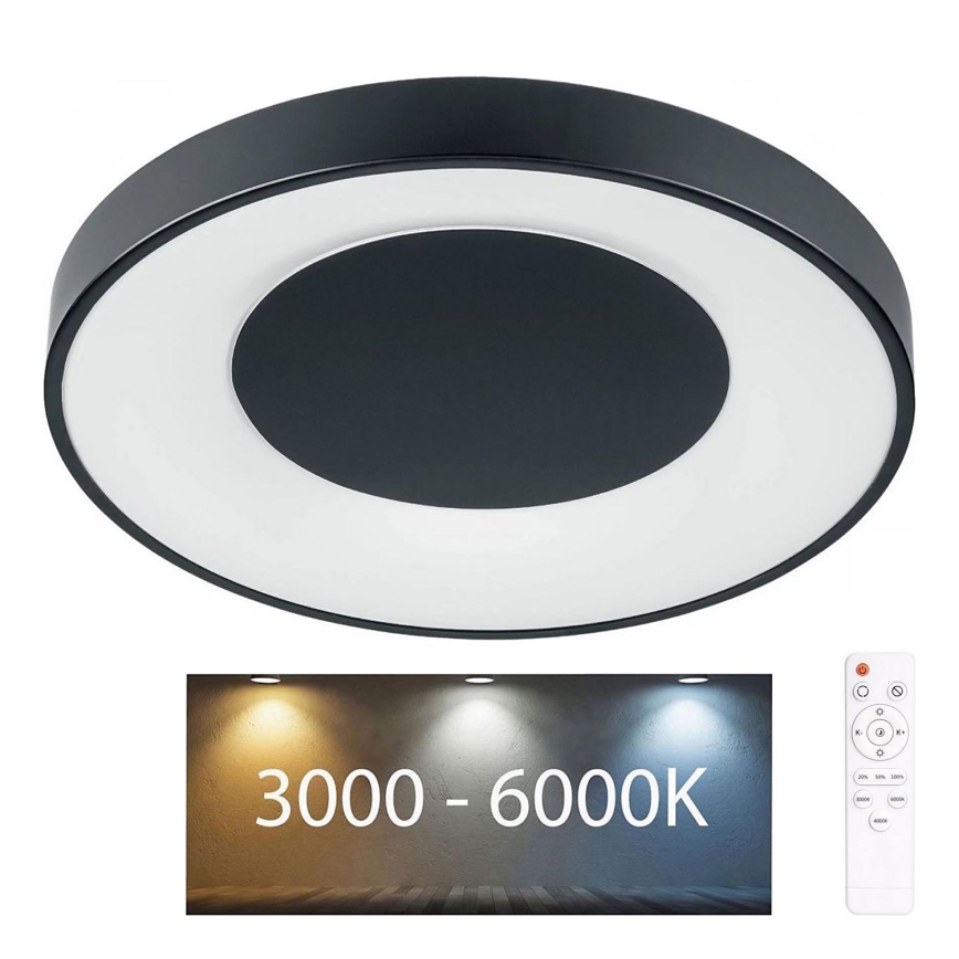 LED Ściemnialny plafon łazienkowy WITOLD LED/72W/230V śr. 48 cm 3000-6000K IP44 + Pilot zdalnego sterowania