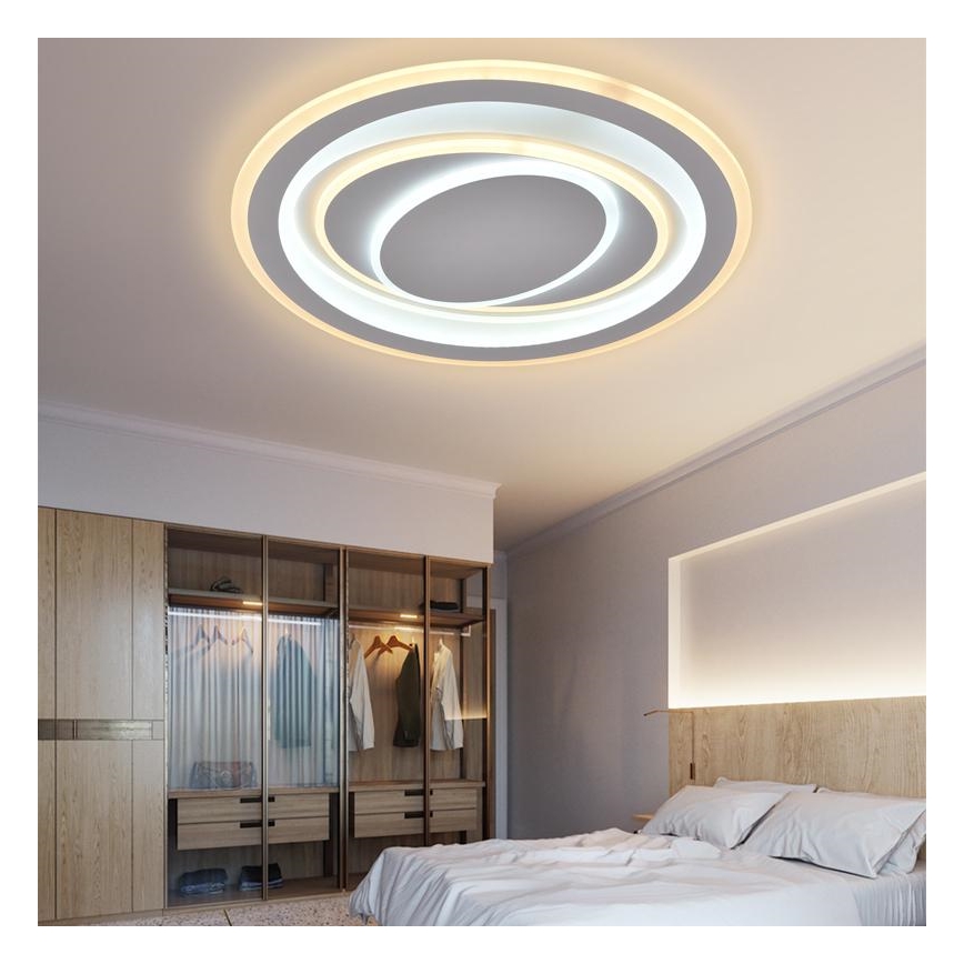 LED Ściemnialny plafon LED/100W/230V 3000-6500K + pilot