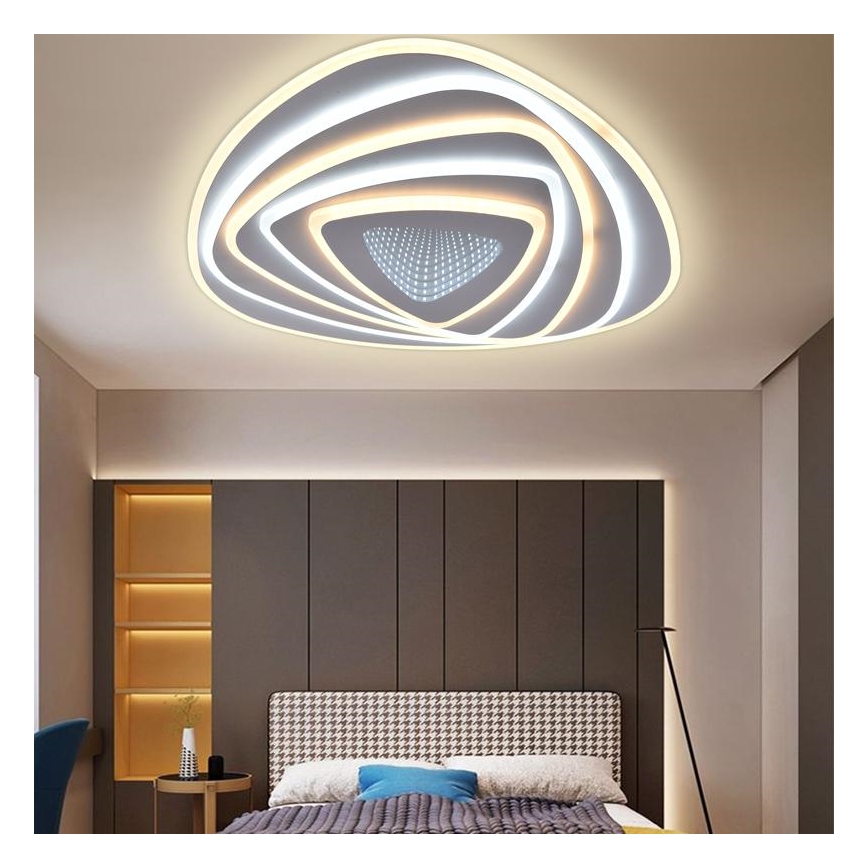 LED Ściemnialny plafon LED/130W/230V 3000-6500K + pilot