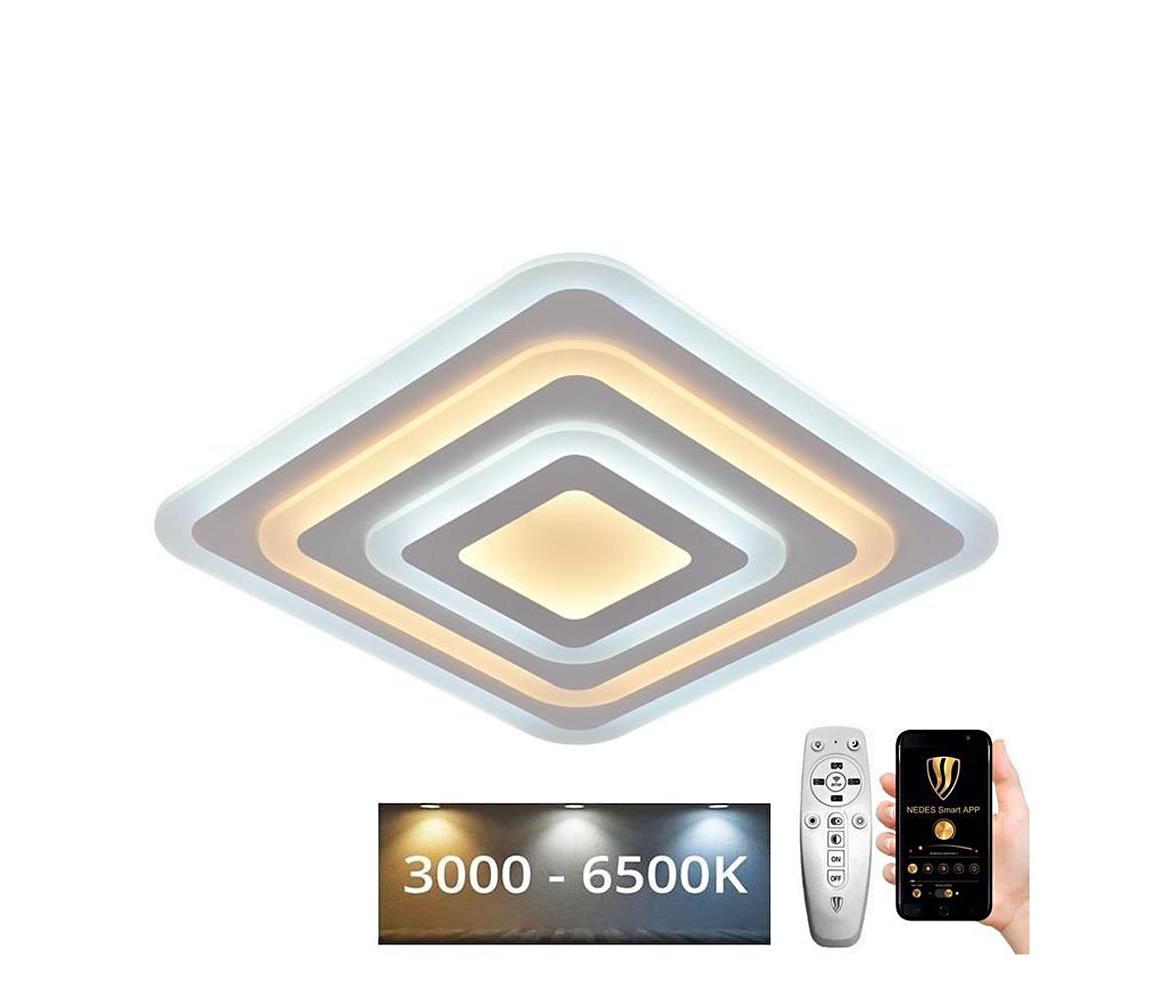 LED Ściemnialny plafon LED/80W/230V 3000-6500K + pilot