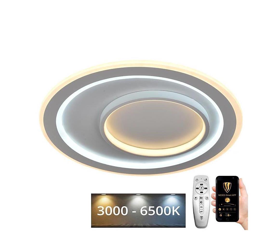 LED Ściemnialny plafon LED/85W/230V 3000-6500K + pilot