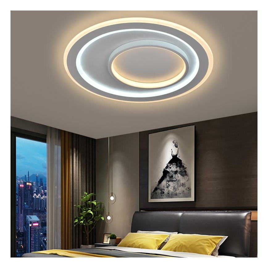 LED Ściemnialny plafon LED/85W/230V 3000-6500K + pilot