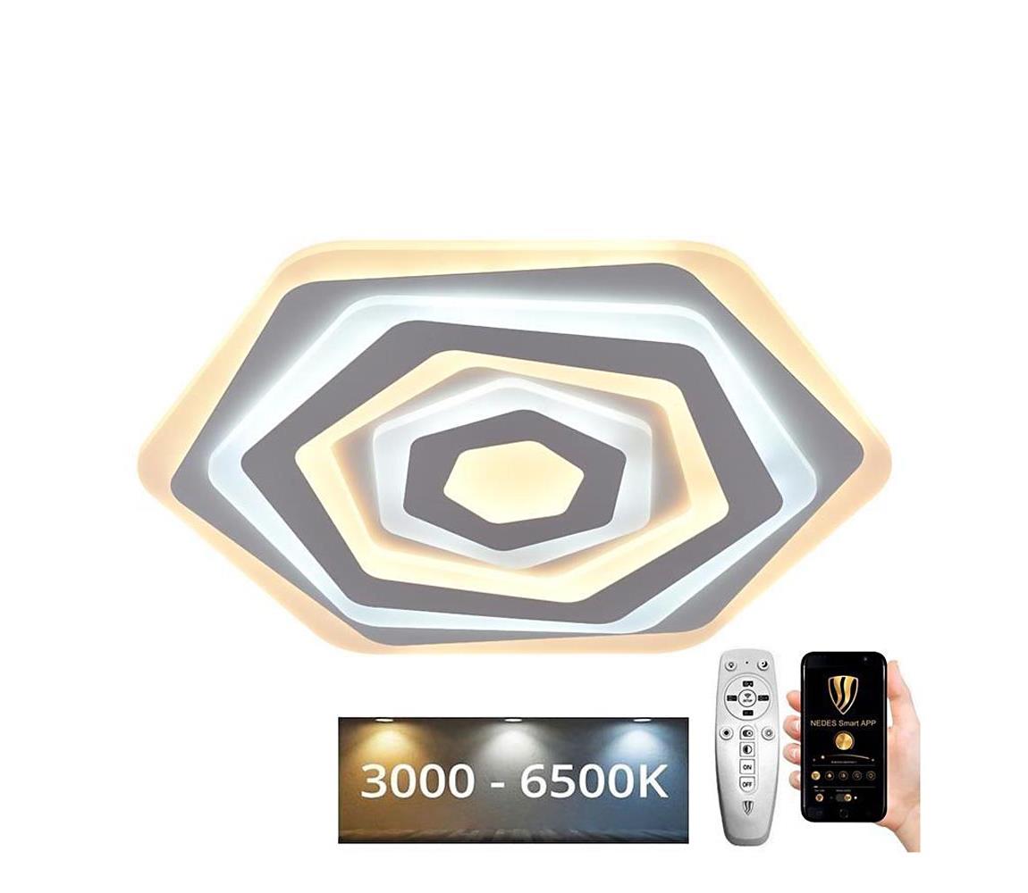 LED Ściemnialny plafon LED/95W/230V 3000-6500K + pilot