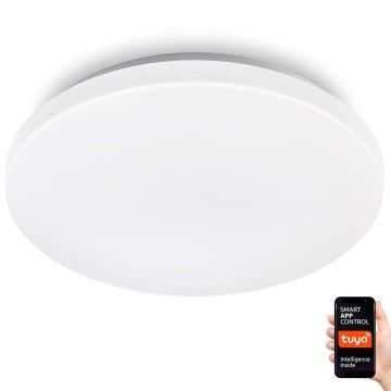 LED Ściemnialny plafon MOON LED/18W/230V 2700-6500K Wi-Fi Tuya