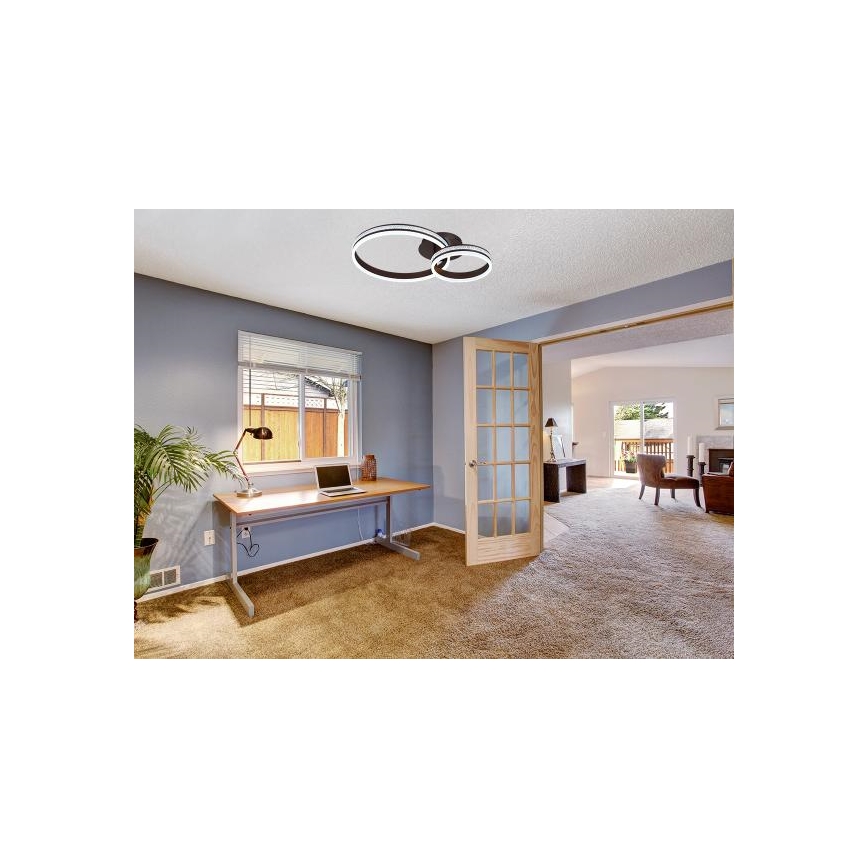 LED ściemnialny plafon natynkowy LED/110W/230V 3000-6500K + pilot zdalnego sterowania