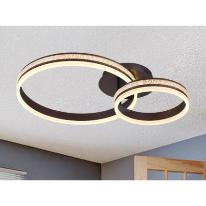 LED ściemnialny plafon natynkowy LED/110W/230V 3000-6500K + pilot zdalnego sterowania