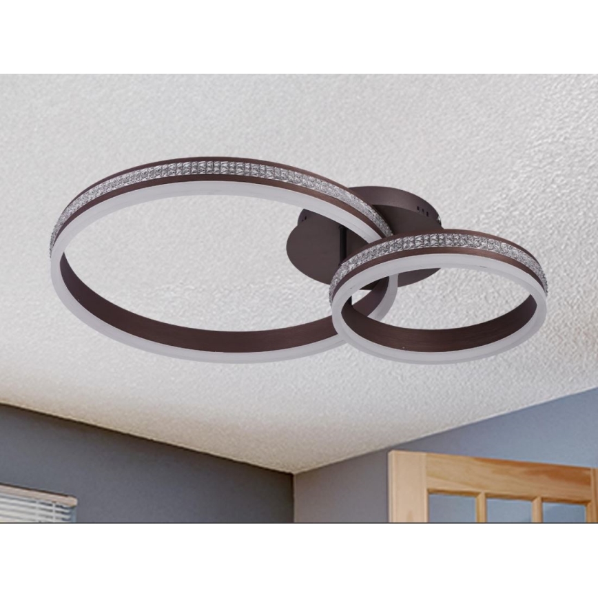 LED ściemnialny plafon natynkowy LED/110W/230V 3000-6500K + pilot zdalnego sterowania