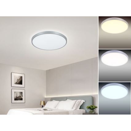 Nedes LC800A/SI - LED Plafon ściemnialny OPAL LED/24W/230V