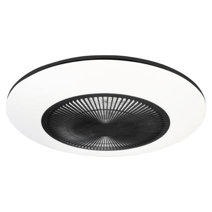 LED Ściemnialny plafon z czujnikiem ARIA LED/38W/230V czarny/biały + pilot