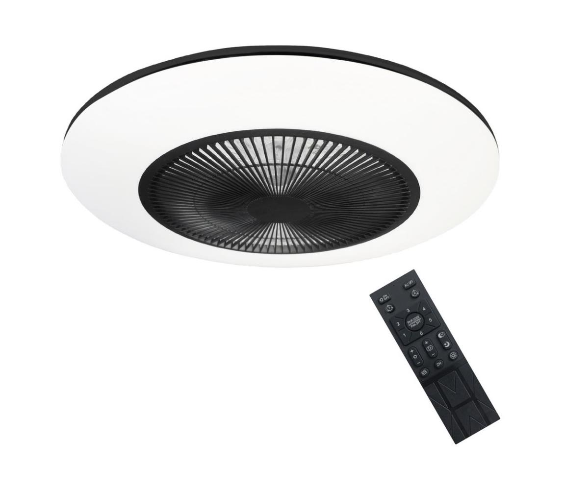 LED Ściemnialny plafon z czujnikiem ARIA LED/38W/230V czarny/biały + pilot