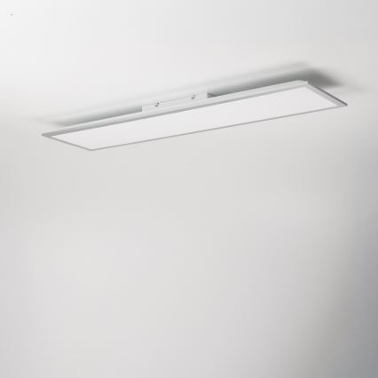 Ściemnialny natynkowy panel LED 32W/230V 2700-6500K 25x100 cm biały + pilot zdalnego sterowania