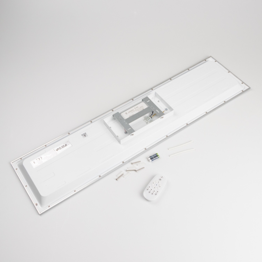 Ściemnialny natynkowy panel LED 32W/230V 2700-6500K 25x100 cm biały + pilot zdalnego sterowania