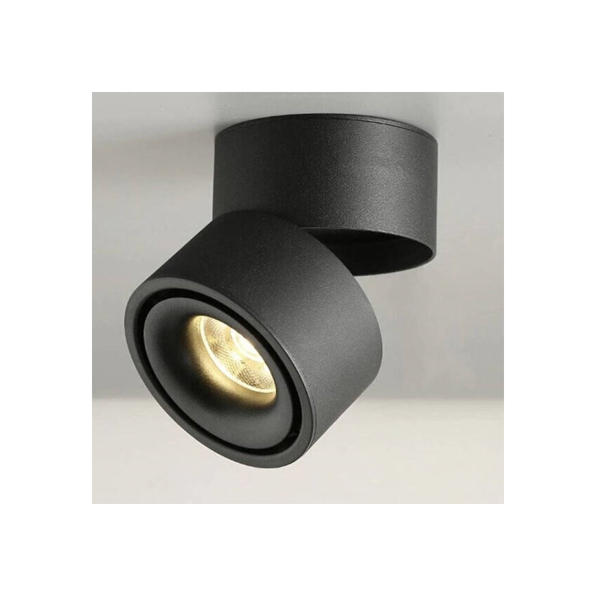 LED Ściemnialny reflektor LAHTI LED/10,5W/230V 3000K CRI 90 czarny