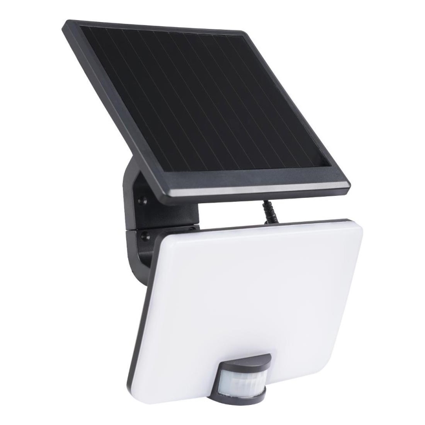LED Ściemnialny solarny reflektor z czujnikiem ruchu LED/10W/3000 mAh 4000K IP54