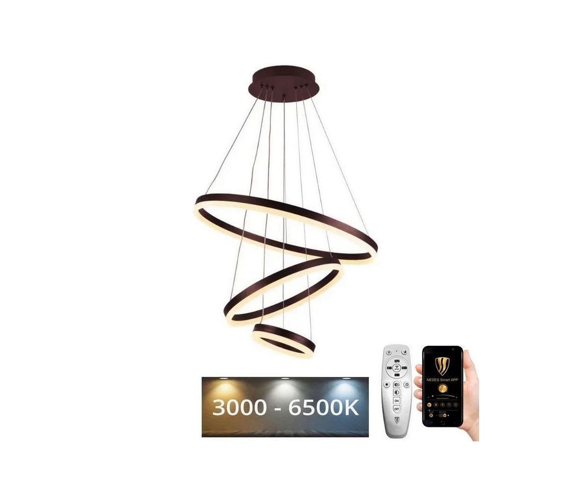 LED Ściemnialny żyrandol LED/85W/230V 3000-6500K + pilot zdalnego sterowania