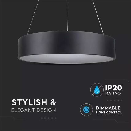 LED Ściemnialny żyrandol na lince 1xLED/30W/230V