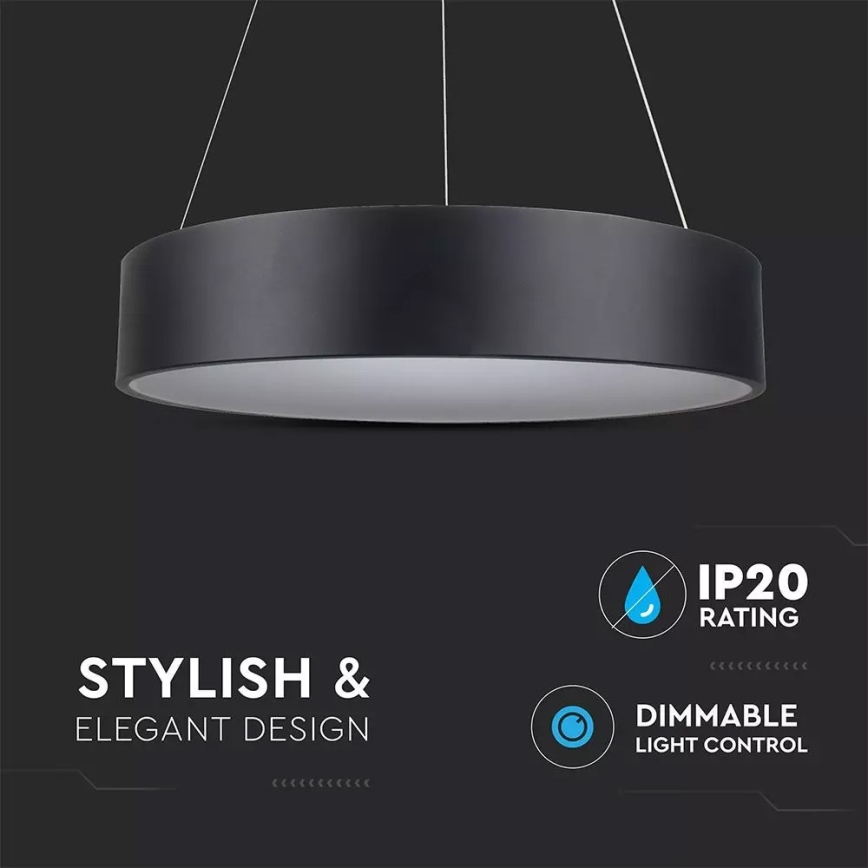 LED Ściemnialny żyrandol na lince 1xLED/30W/230V
