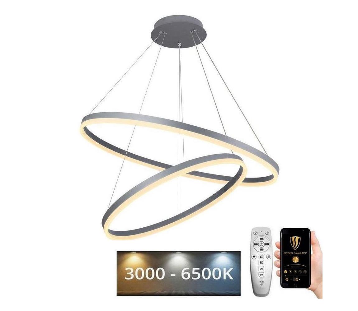 LED Ściemnialny żyrandol na lince LED/100W/230V 3000-6500K + pilot