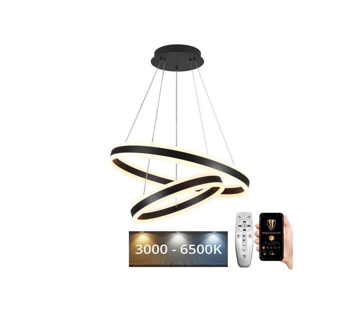 LED Ściemnialny żyrandol na lince LED/135W/230V 3000-6500K + pilot