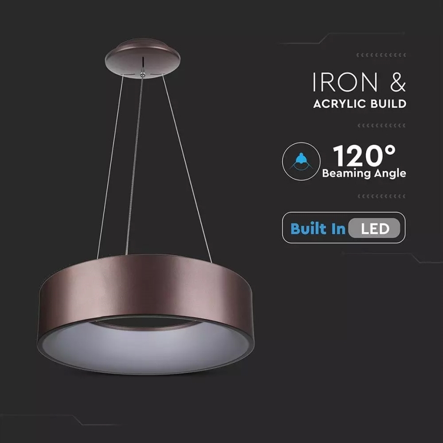 LED ściemnialny żyrandol na lince LED/20W/230V