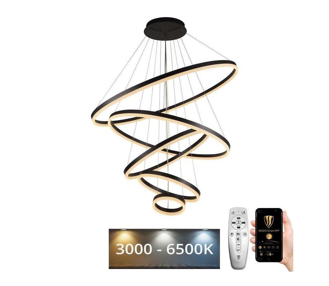 LED Ściemnialny żyrandol na lince LED/210W/230V 3000-6500K + pilot