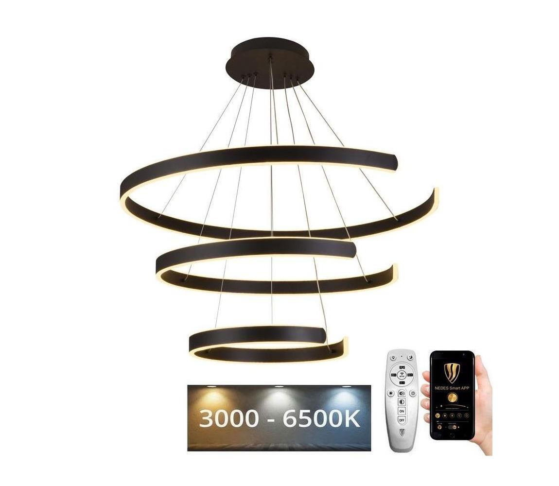 LED Ściemnialny żyrandol na lince LED/220W/230V 3000-6500K + pilot